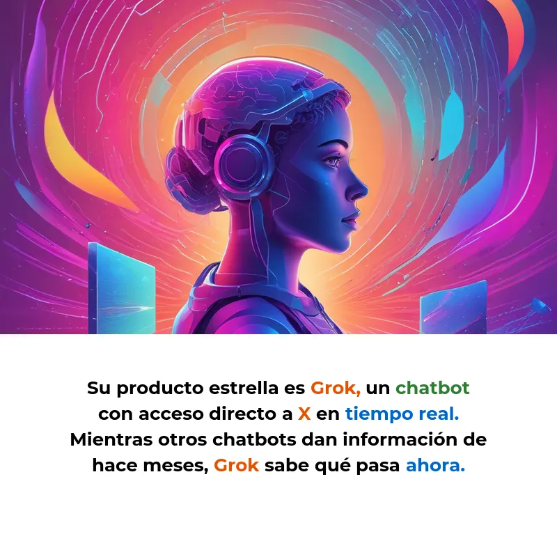 xAI: La startup de Elon Musk que quiere entender el universo con inteligencia artificial - Con 6.000 millones de inversión y acceso directo a X, xAI desafía a OpenAI con Grok, un chatbot sin filtros - Carousel Image
