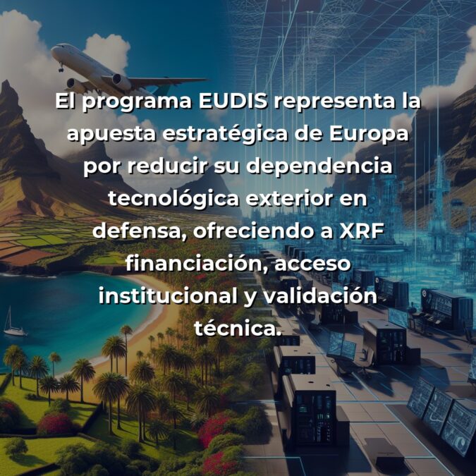 XRF: La startup canaria que conquistó el sector defensa europeo con IA y Realidad Extendida - La única empresa española seleccionada para EUDIS demuestra que la innovación disruptiva puede surgir desde cualquier punto de España - Carousel Image