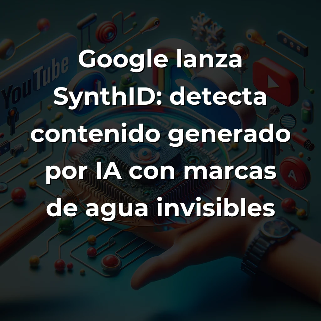 Tech y IA News 28/11: YouTube AI Upscaling, Google SynthID Detection, Aragón Cloud Infrastructure - - Carousel Image